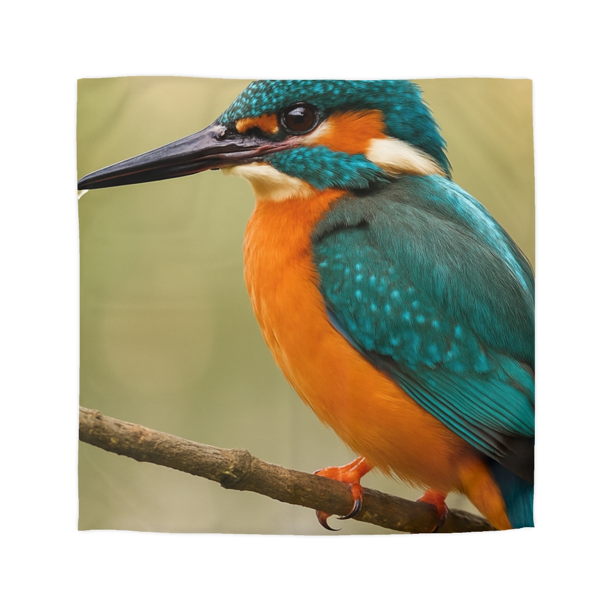 Emerald Flash Kingfisher warm winter duvets