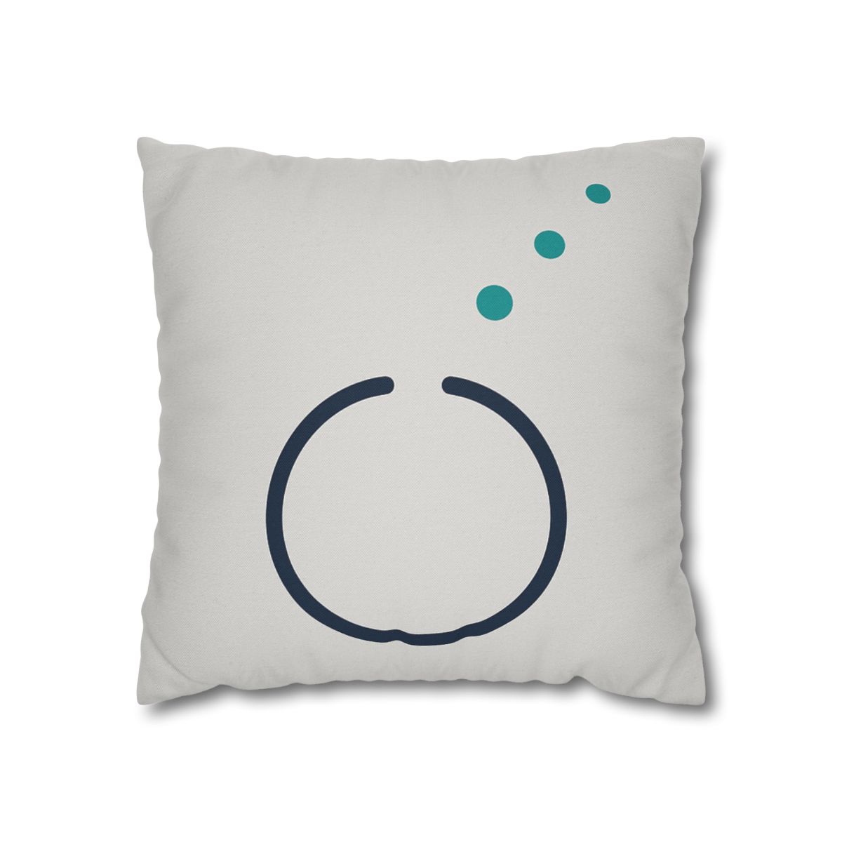 Split Ring And Ascending Dots stylish decorative pillowcases
