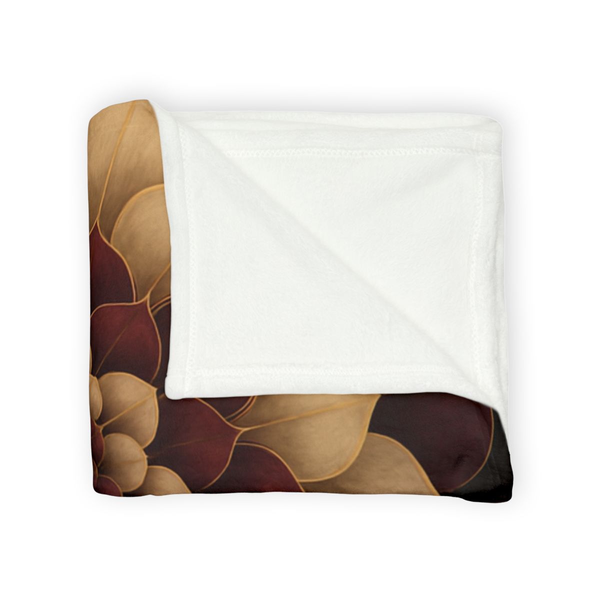 Petal Orbit Mandala personalized cozy blankets