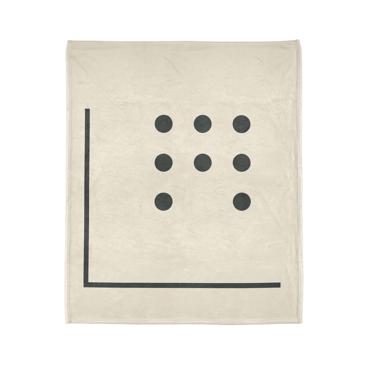 Sparse Dot Grid With Broken Frame warm winter blankets