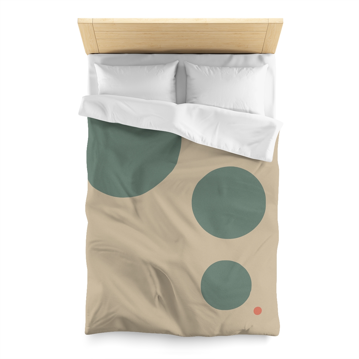 Quiet Triplet Of Offset Circles soft comforter duvets