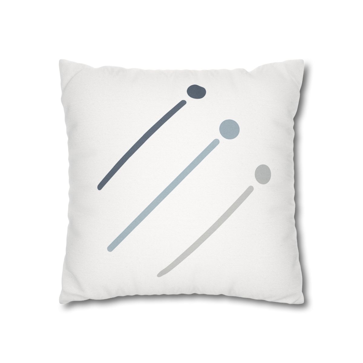Parallel Comet Paths designer print pillow cases