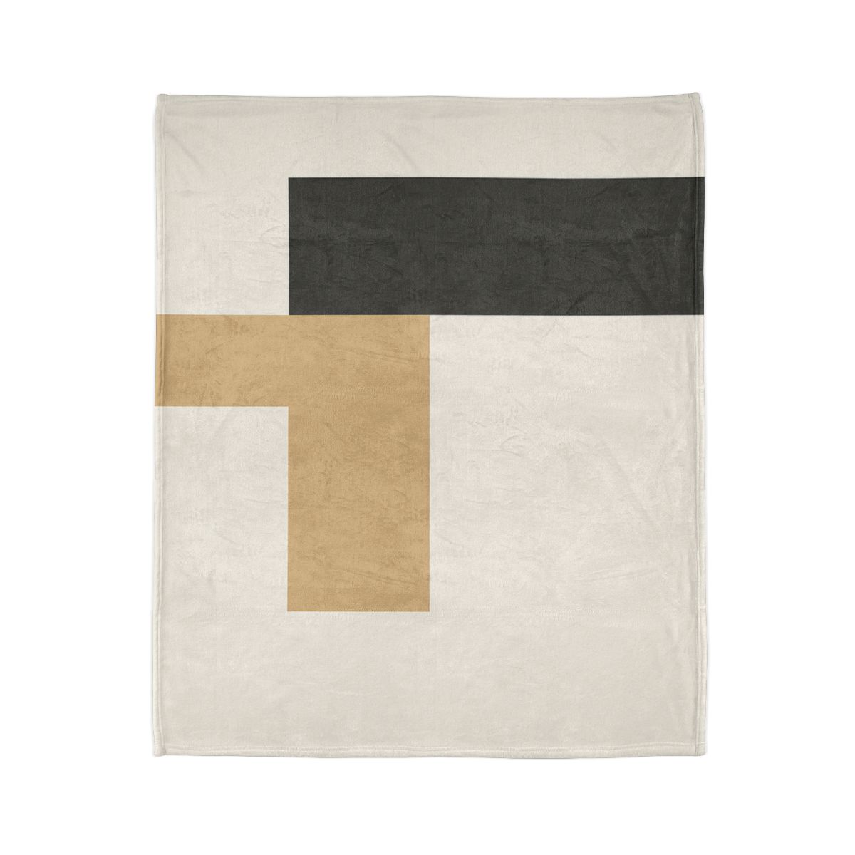 Offset Rectangle Pair soft fleece blankets