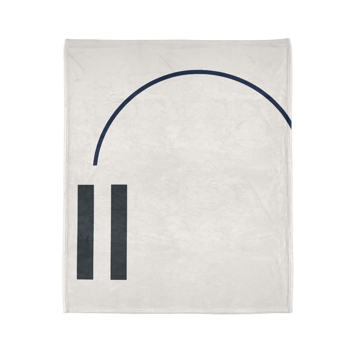 Arc And Twin Bars Alignment designer printed blankets