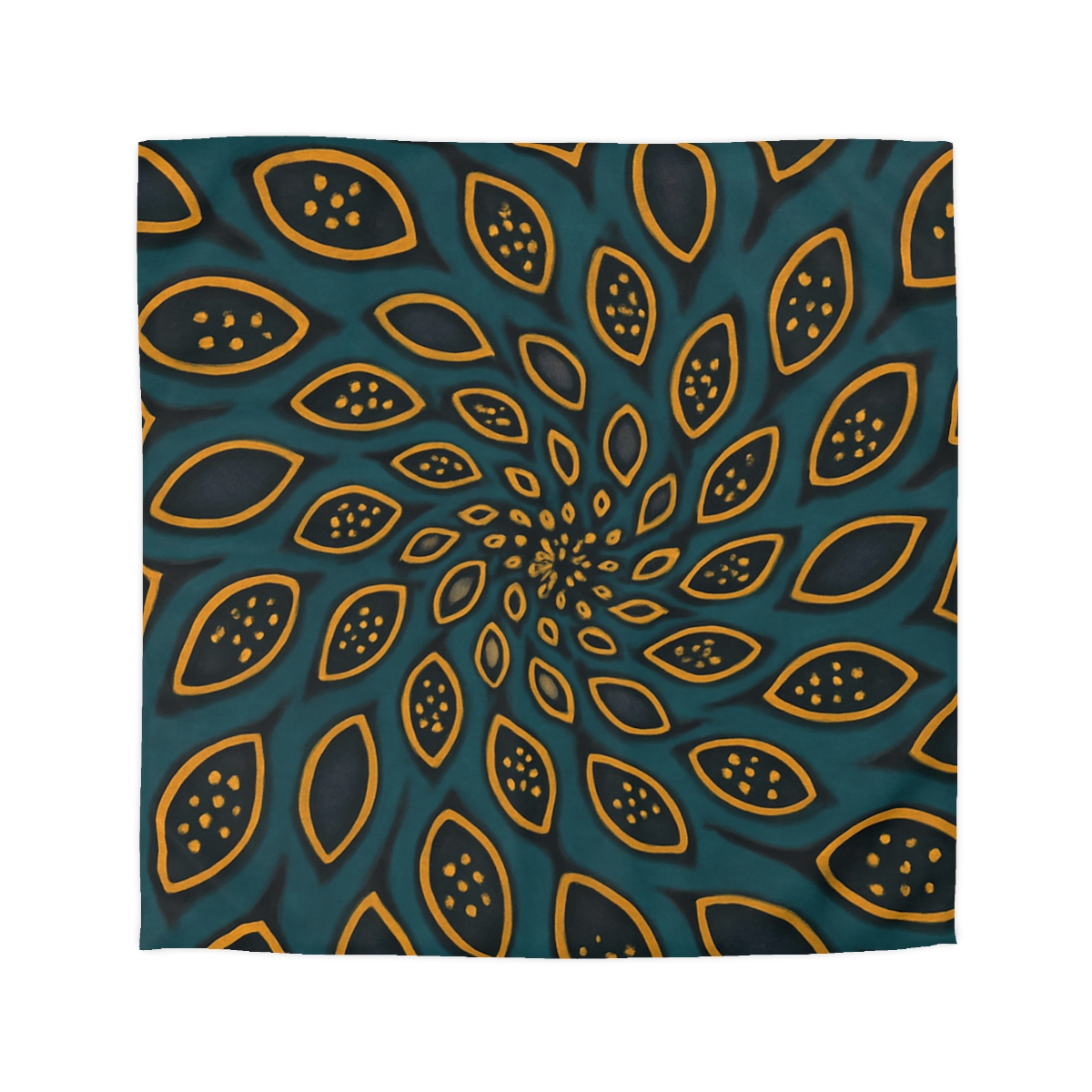 Spiral Seed Pod Array soft comforter duvets