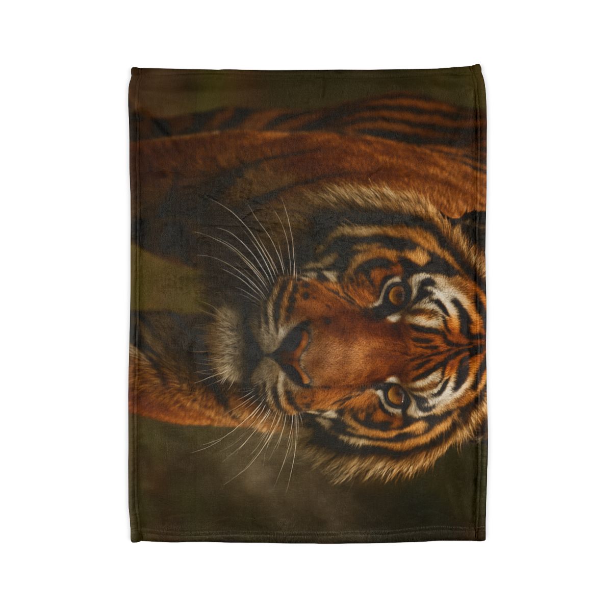 Forest Stalker Bengal Tiger trendy patterned blankets