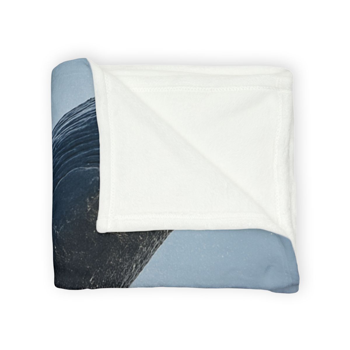 Humpback Whale Rising Calm custom blankets