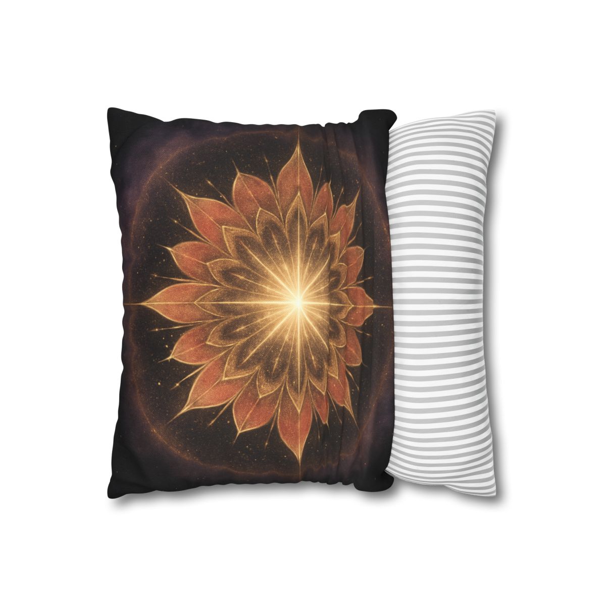 Starburst Petal Crown soft cotton pillow cases