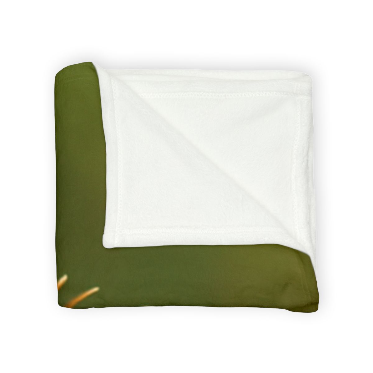 Verdant Stillness Green Iguana designer printed blankets