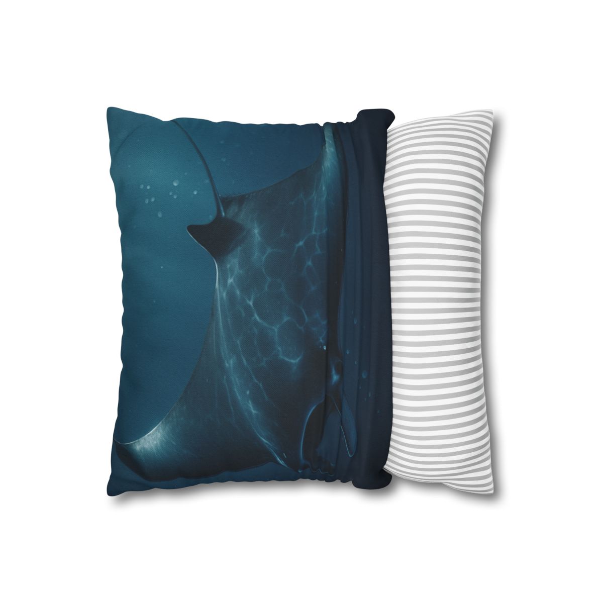 Starlit Surge Manta Ray unique gift pillow cases