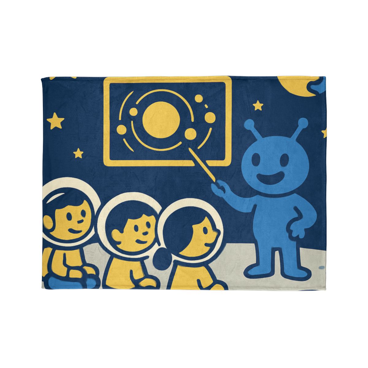 Celestial Classroom On The Moon unique gift blankets
