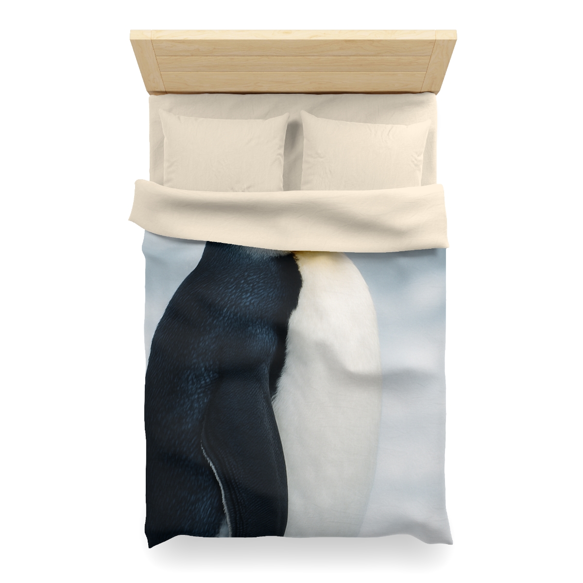 Aurora Drift Emperor Penguin stylish duvet covers