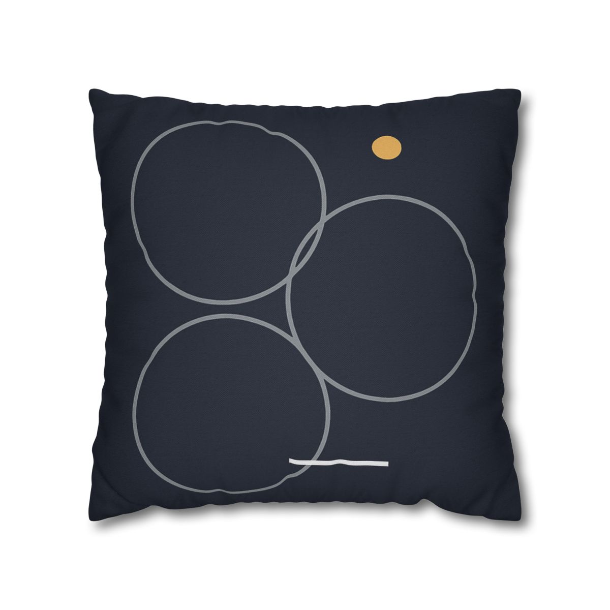 Three Rings With Shared Tangent Bar unique gift pillow cases