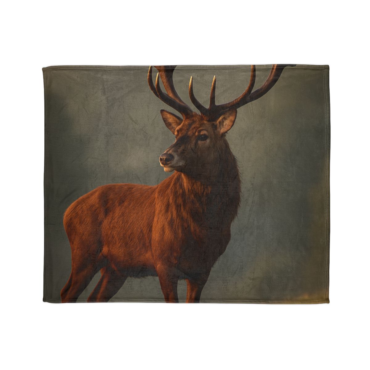 Red Deer Dawn Majesty designer printed blankets