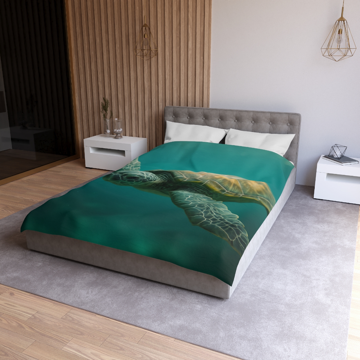 Comet Guard Green Sea Turtle trendy bedroom duvets