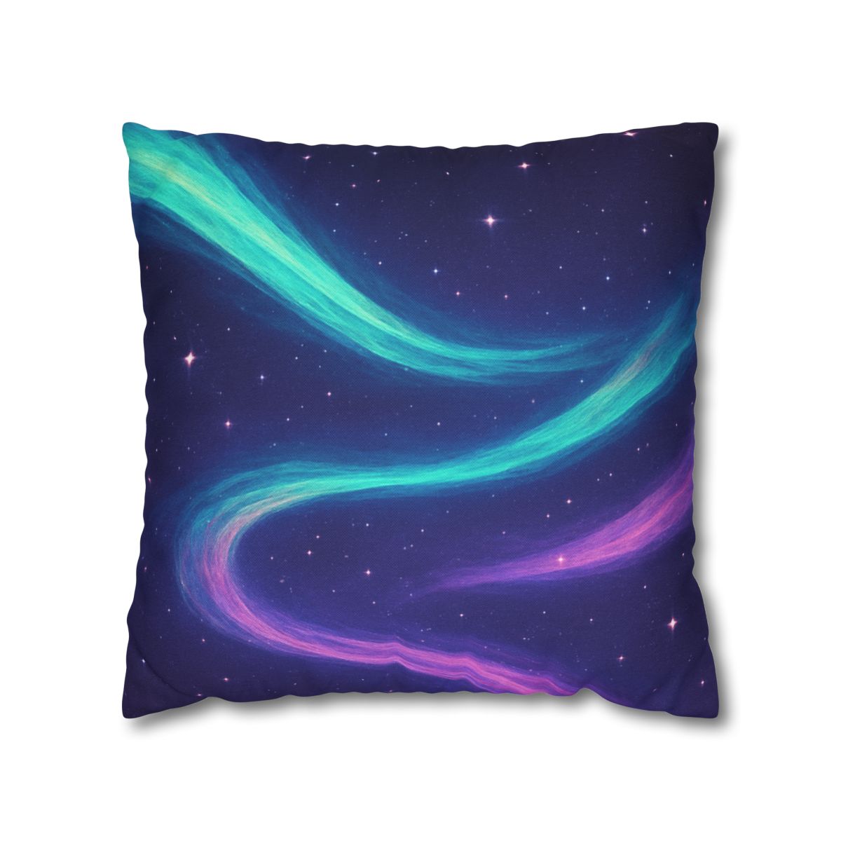 Aurora Plasma Ribbon Drift trendy patterned pillow cases