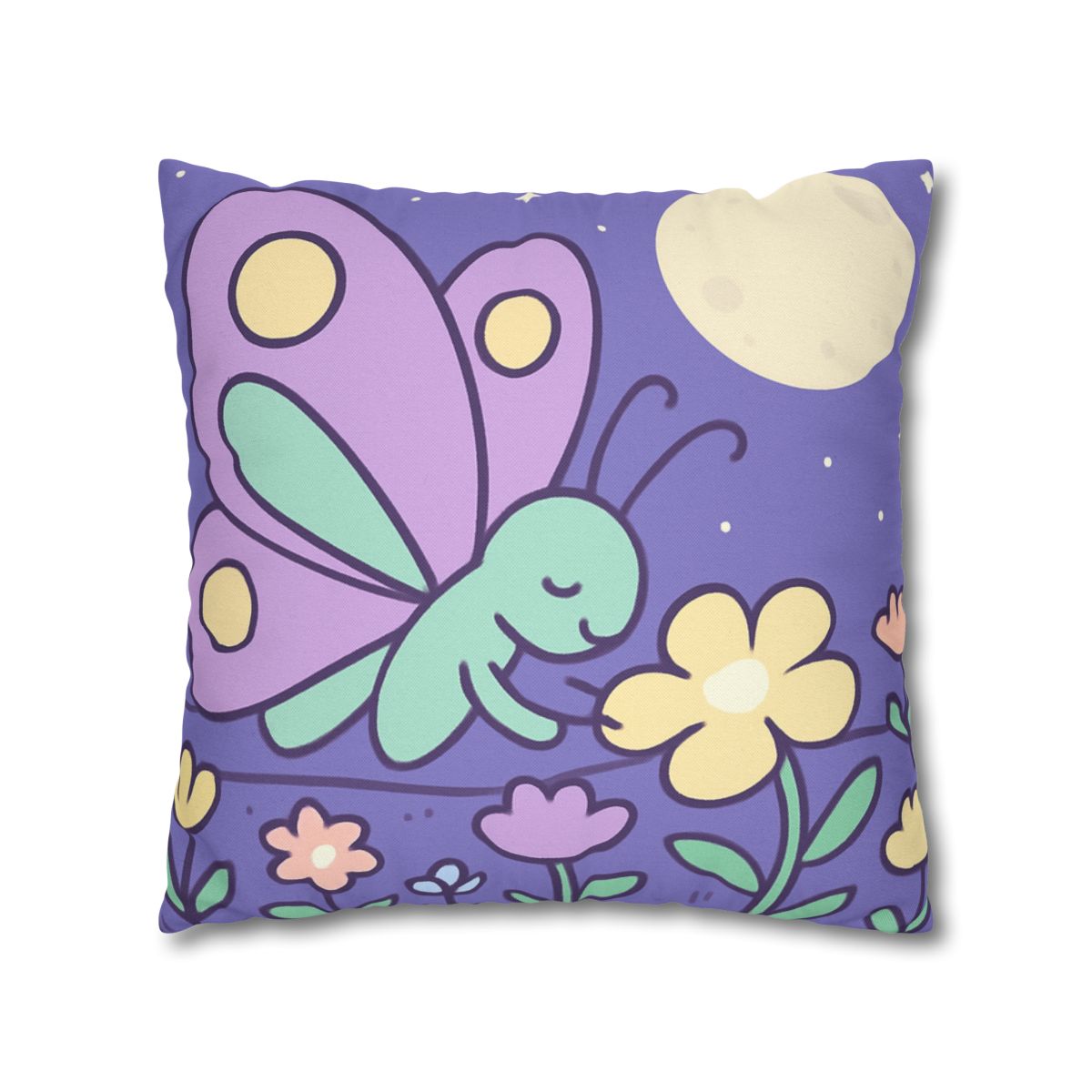 Moon Garden Butterfly designer print pillow cases