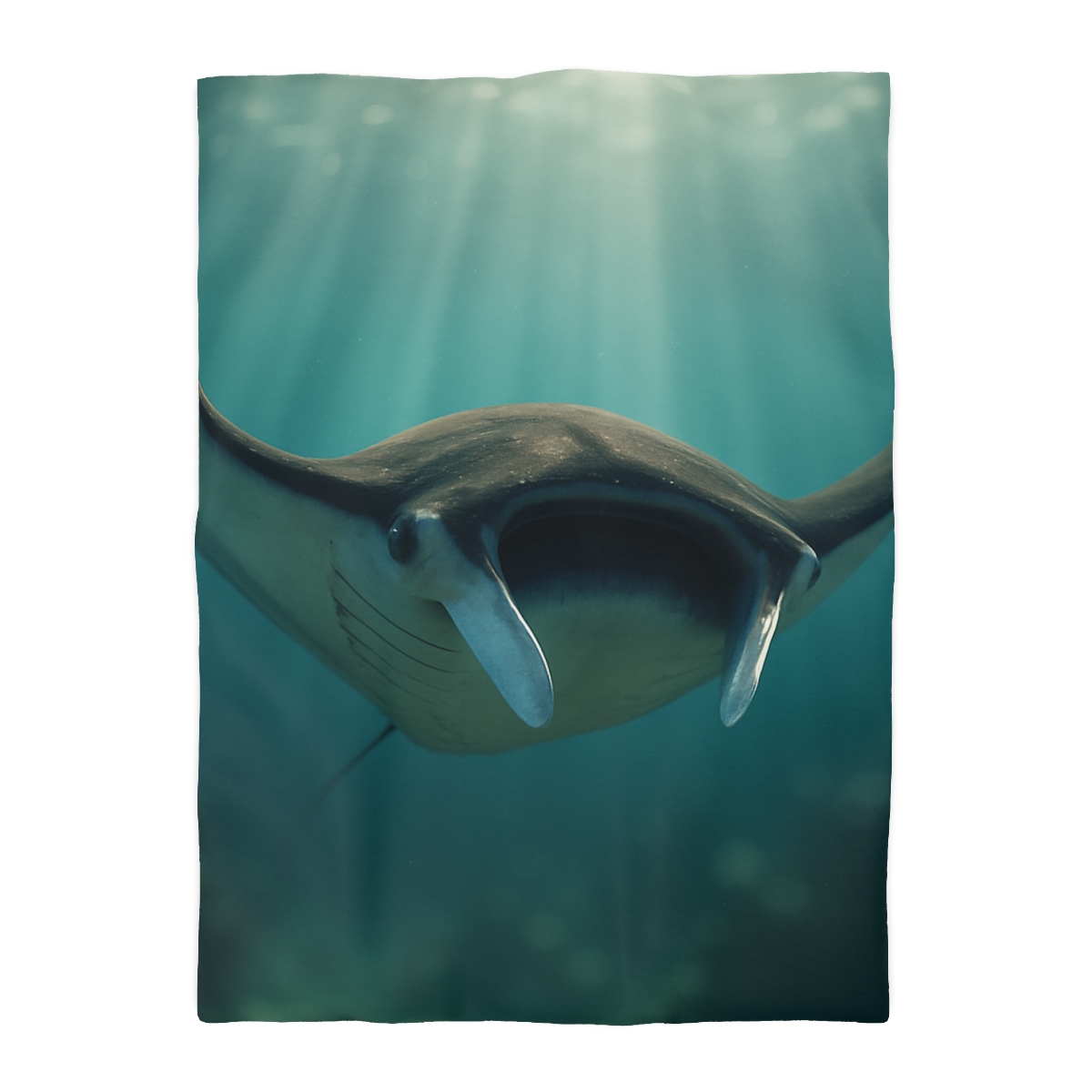 Starlit Drift Giant Manta Ray custom duvets