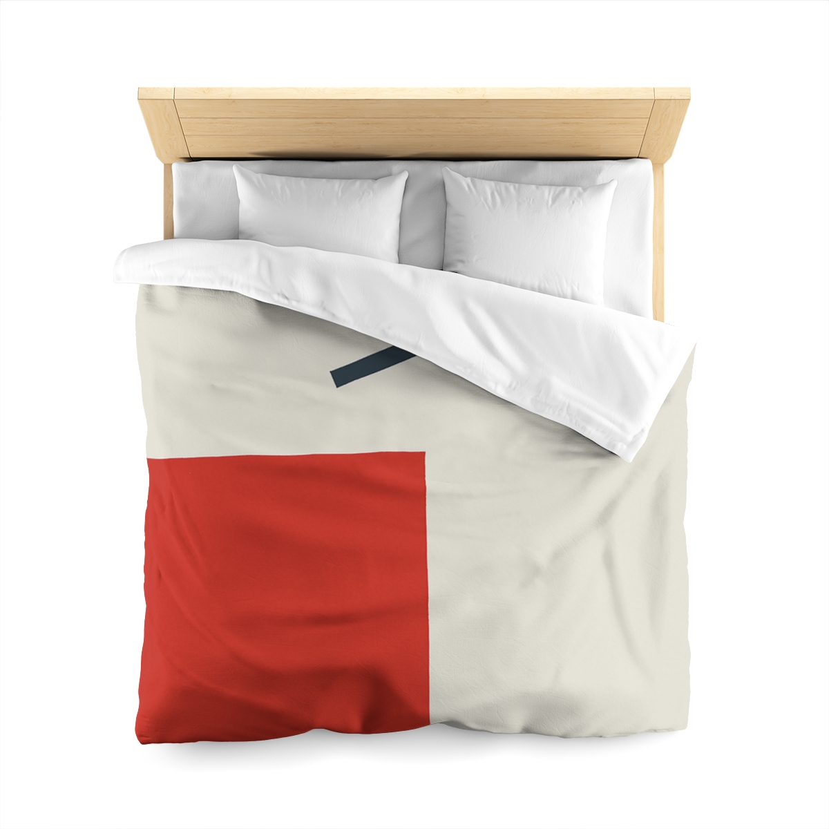 Diagonal Square And Bar Balance personalized bedding duvets