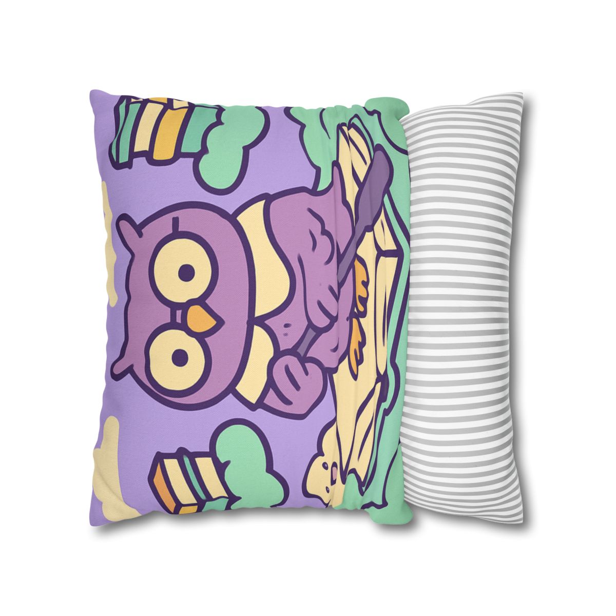 Cloud Library Owl Boat trendy patterned pillow cases