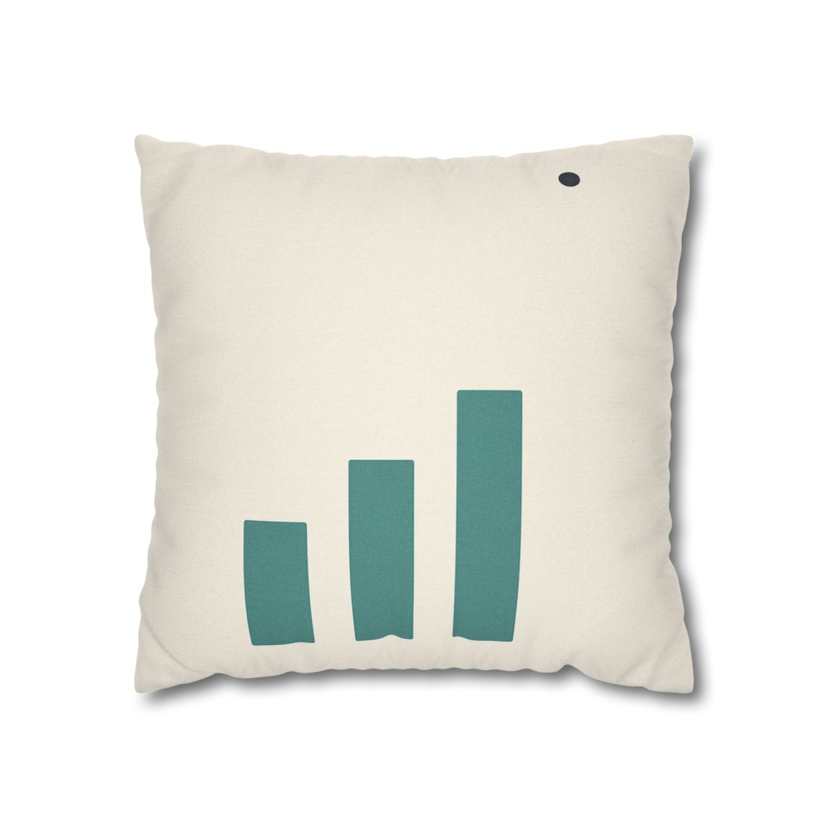 Sloping Trio With Distant Dot designer print pillow cases