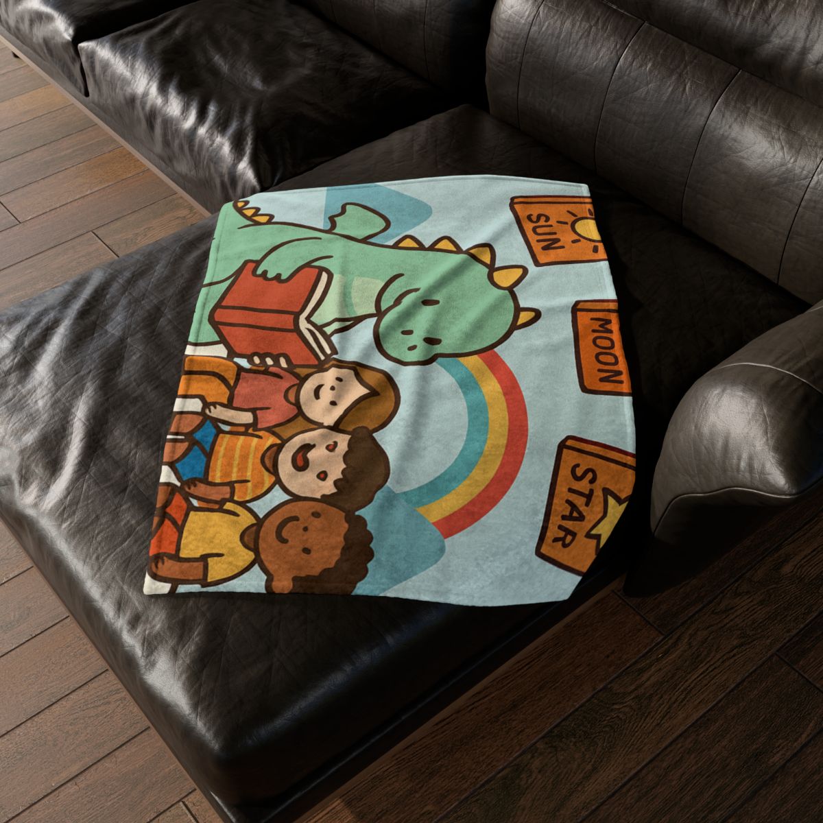 Dragon Library In The Cloud Valley custom blankets