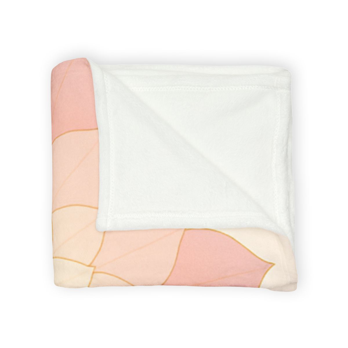 Petal Halo Lattice soft fleece blankets