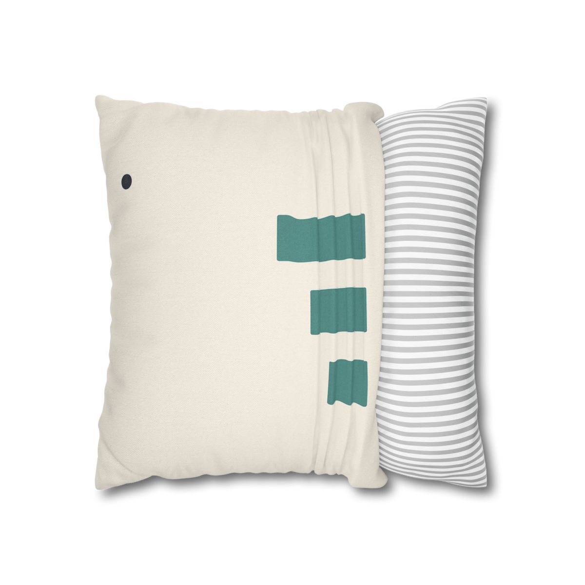 Sloping Trio With Distant Dot designer print pillow cases