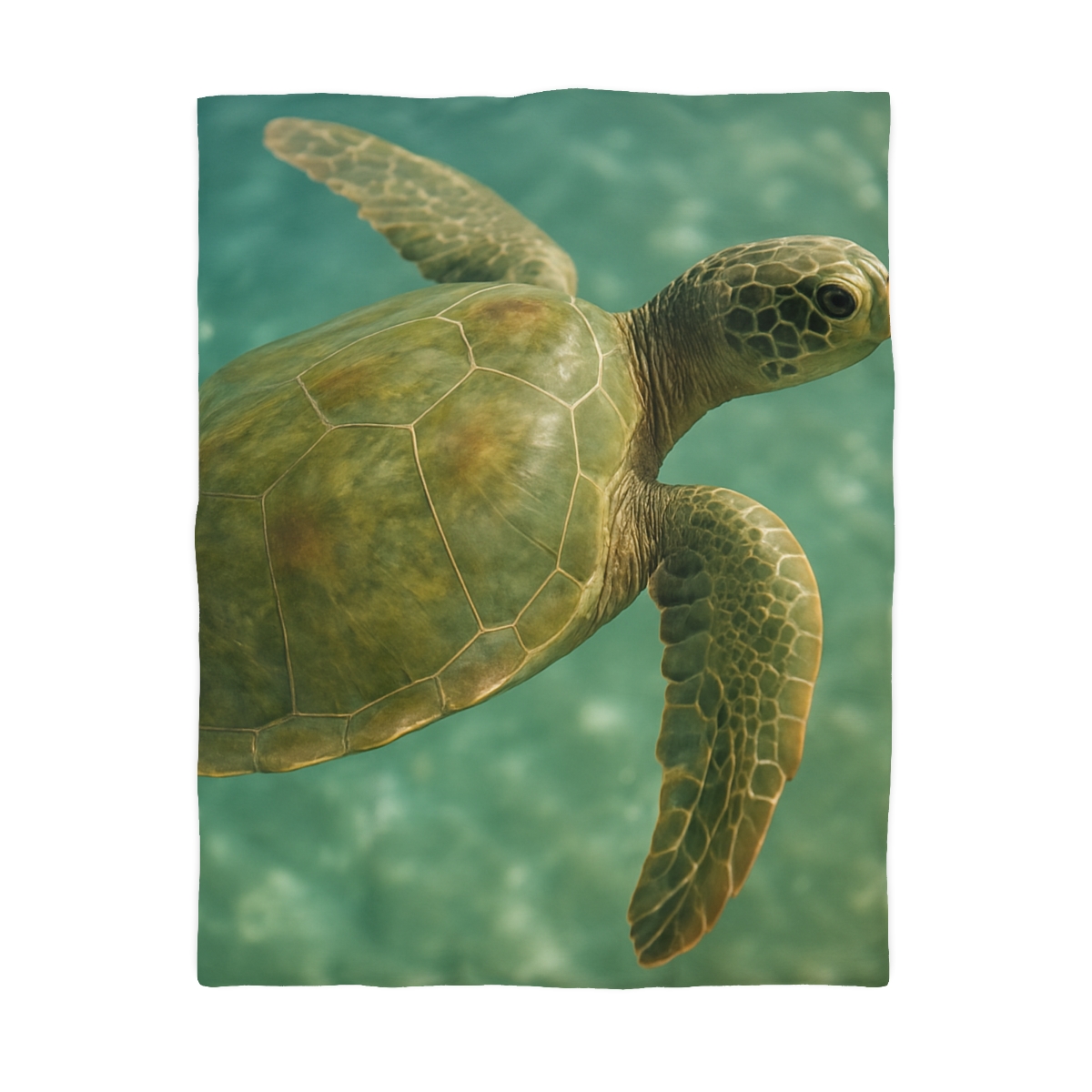 Sea Lantern Green Sea Turtle unique patterned duvets