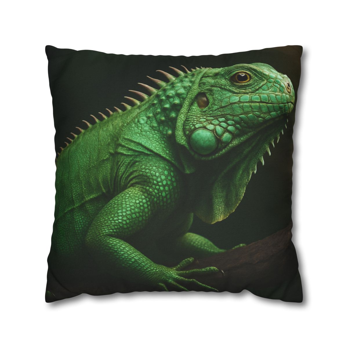 Mirror Glide Green Iguana comfortable bedding pillow covers