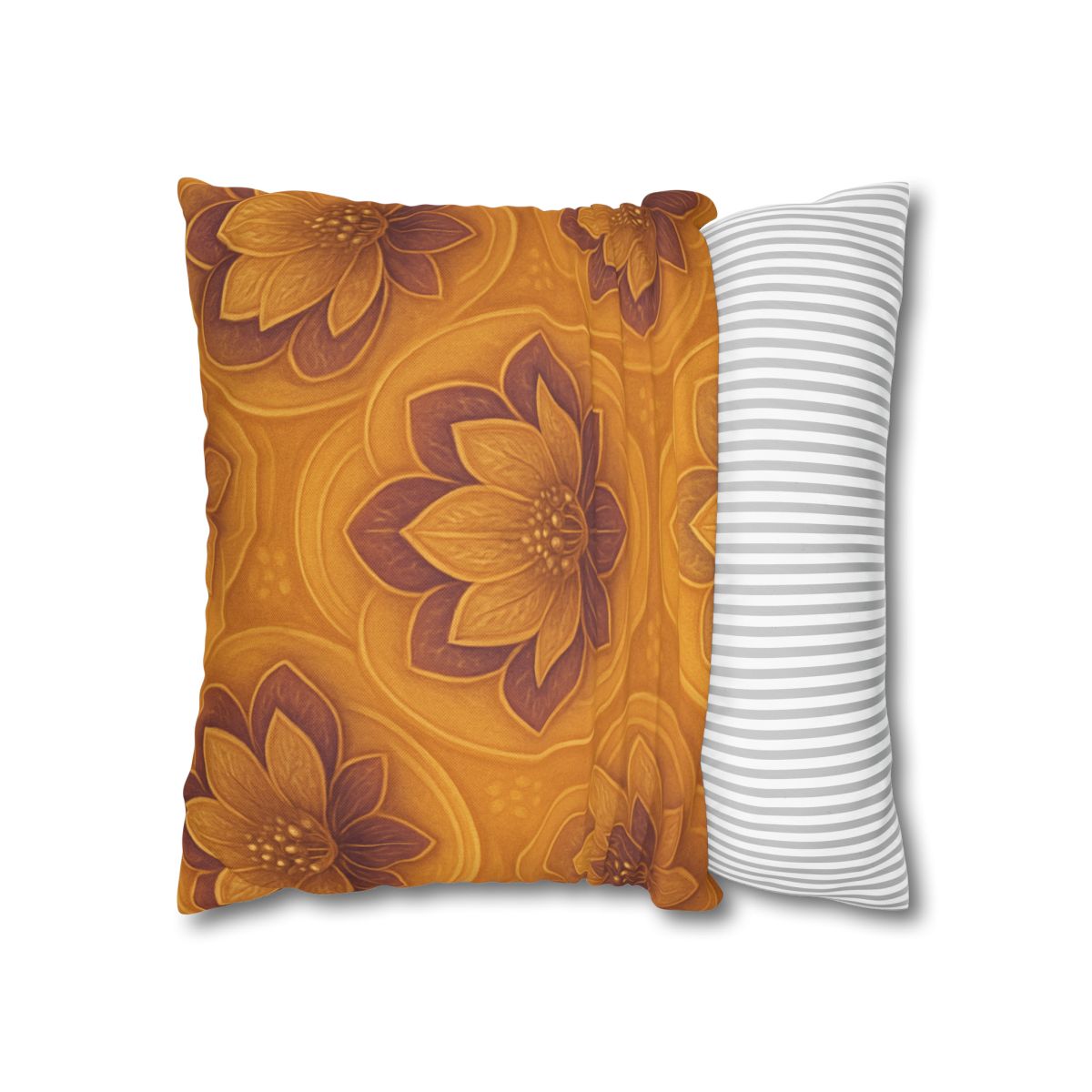 Auric Blossom Halo personalized pillow covers