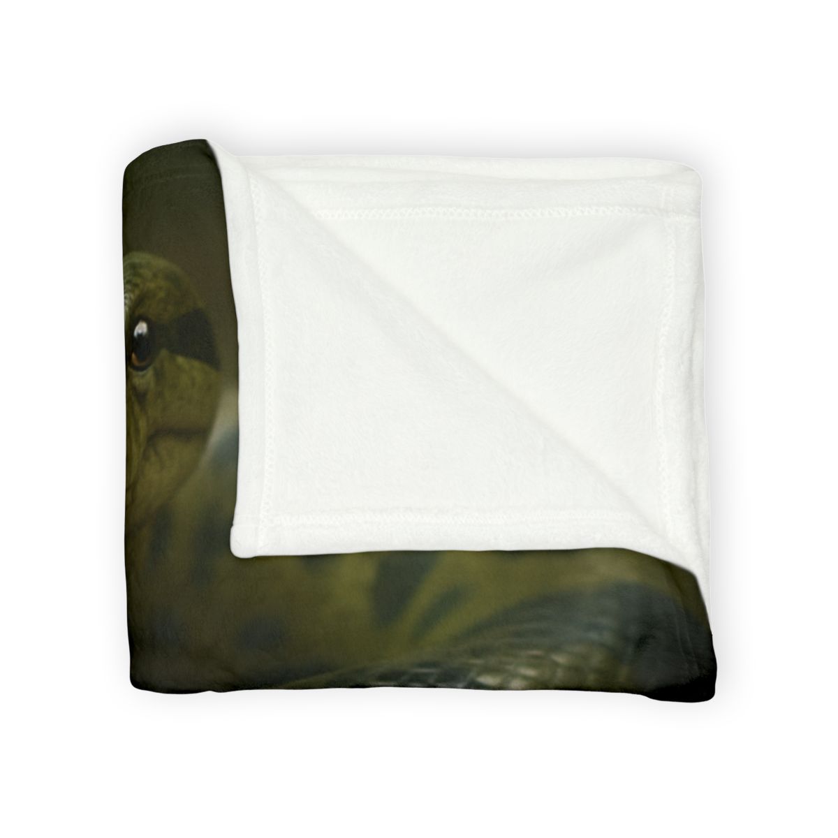 Starlit Coil Green Anaconda decorative home blankets