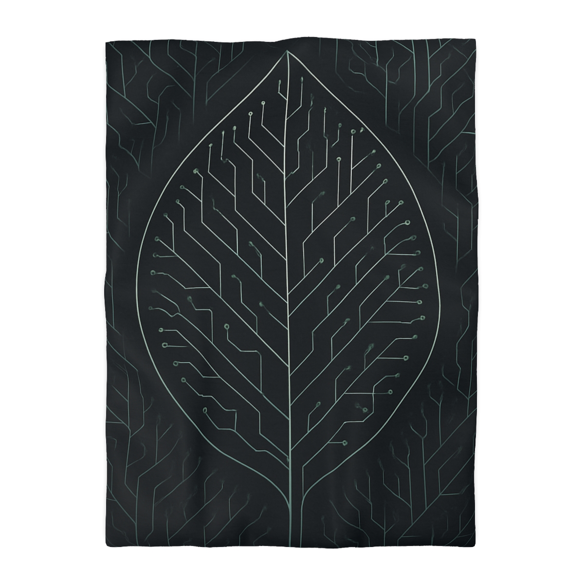 Leaf Vein Circuitry trendy bedroom duvets