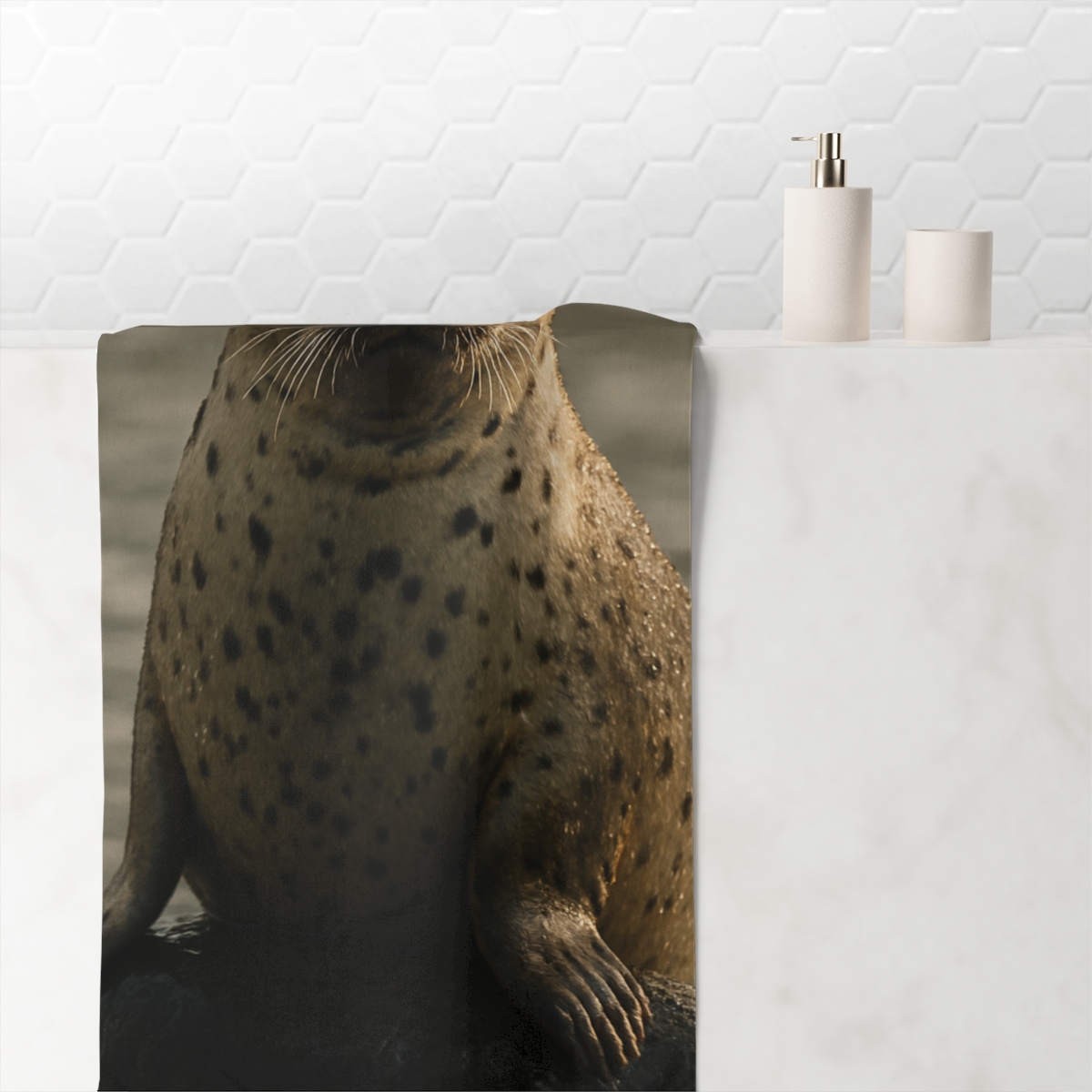 Ember Gaze Harbor Seal comfortable face towels