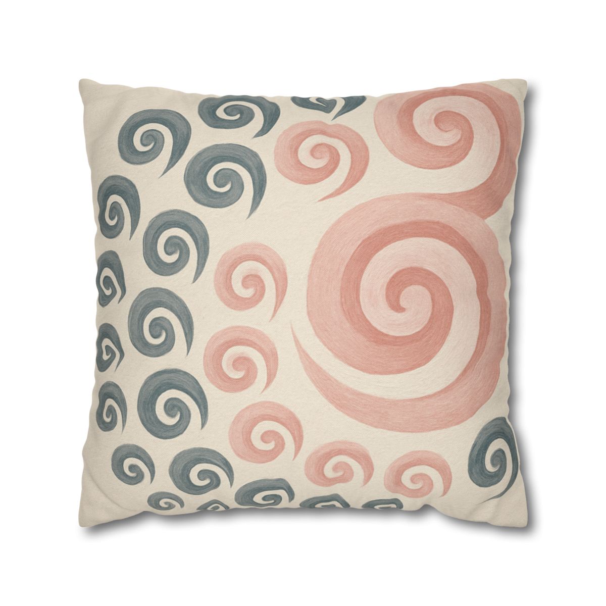 Curling Bud Spiral designer print pillow cases