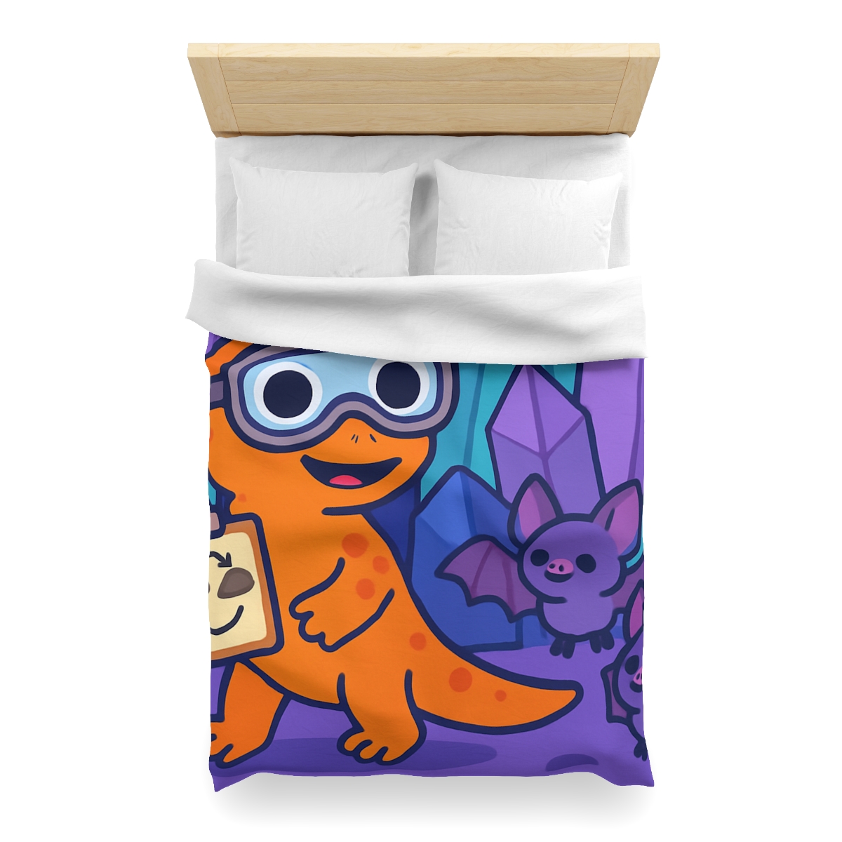 Crystal Cavern Salamander Science Team trendy bedroom duvets