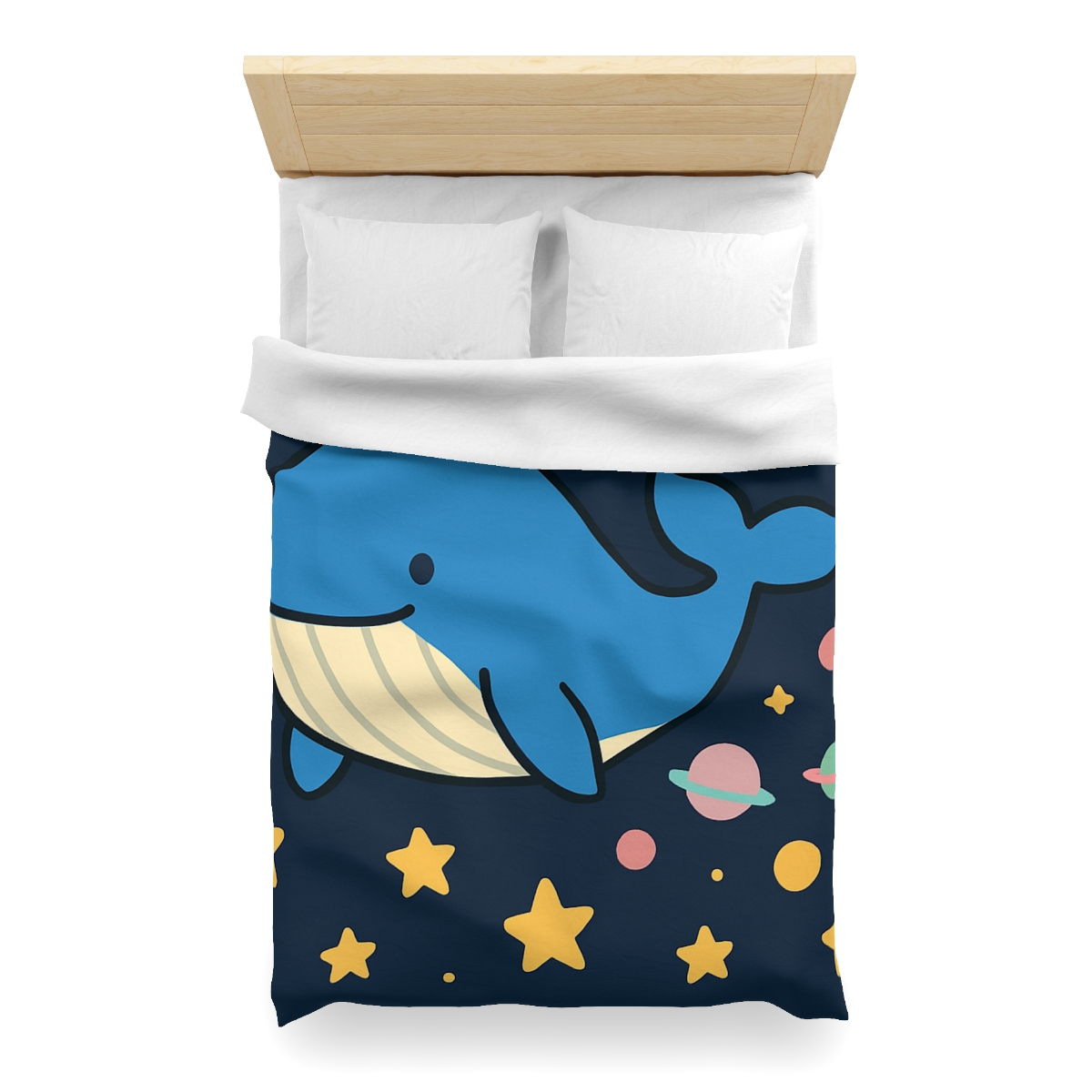 Starry Whale Adventure soft comforter duvets