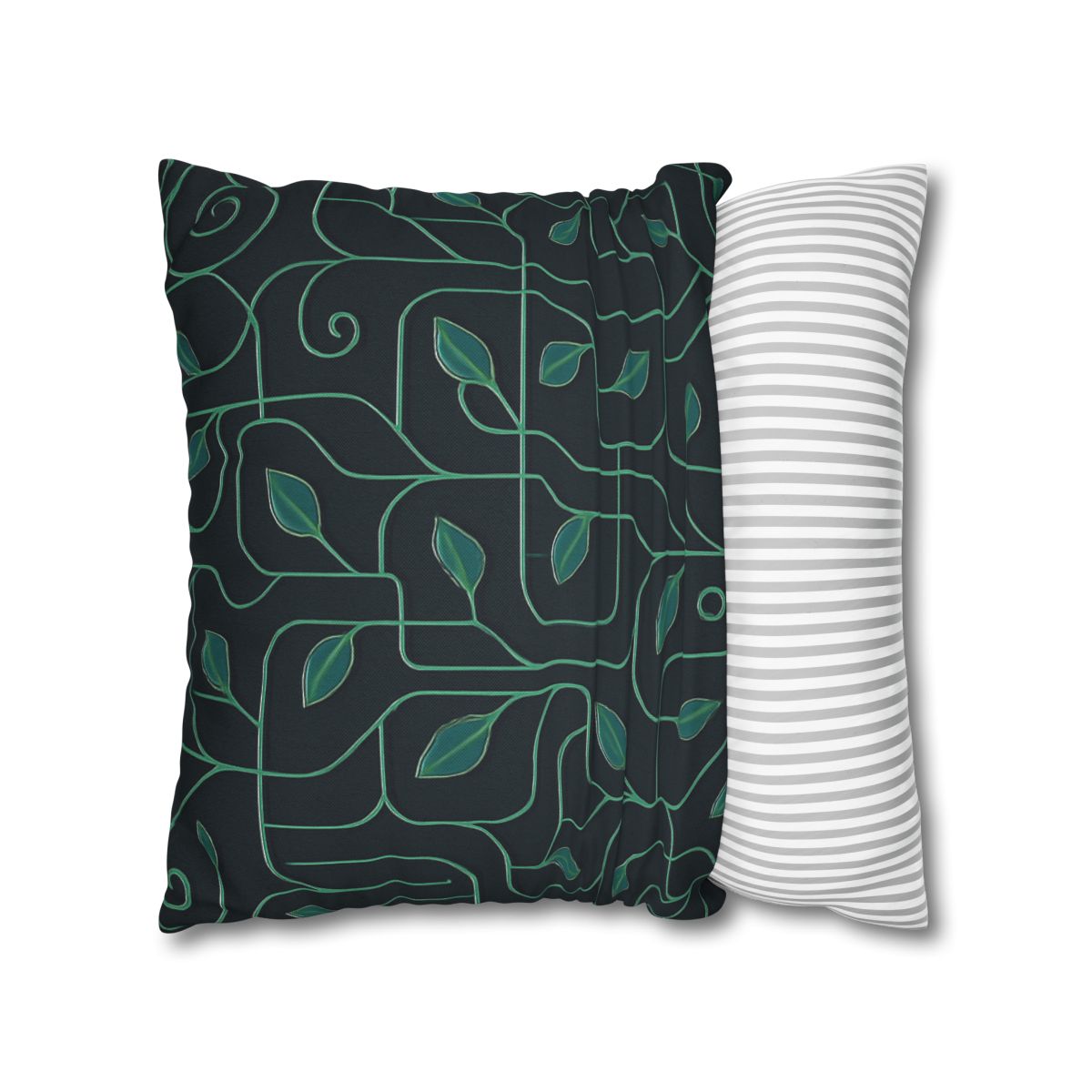 Vine Circuit Lattice designer print pillow cases