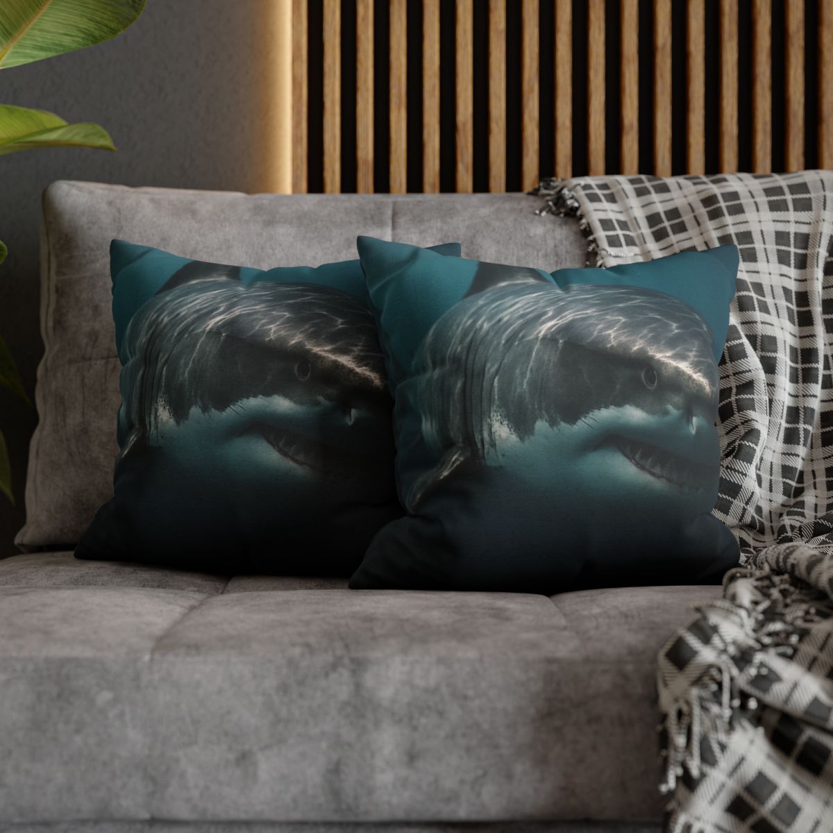 Silent Hunter Great White Shark unique gift pillow cases