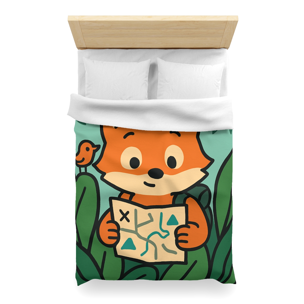 Jungle Explorer Fox custom duvets