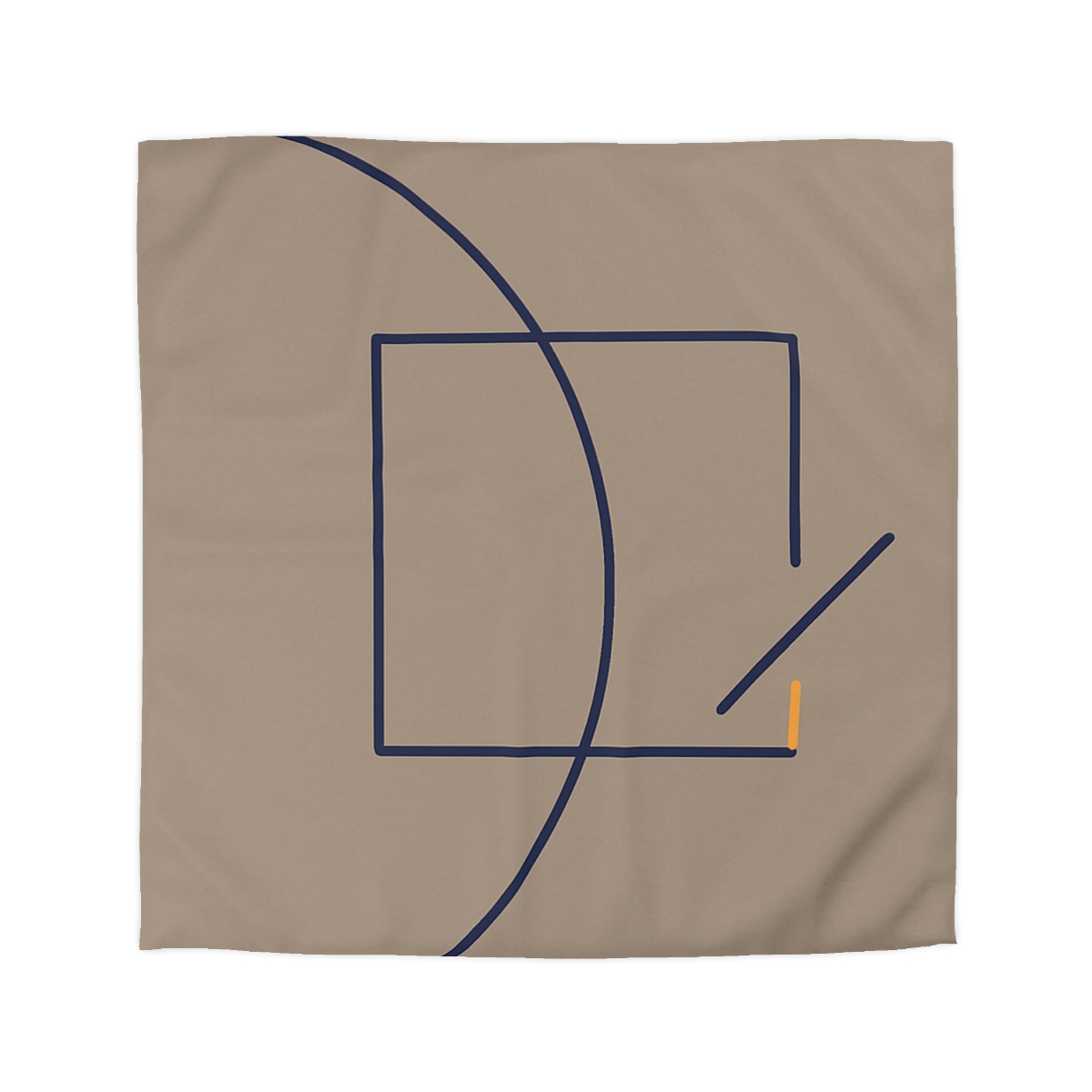 Corner Arc With Nested Open Square warm winter duvets