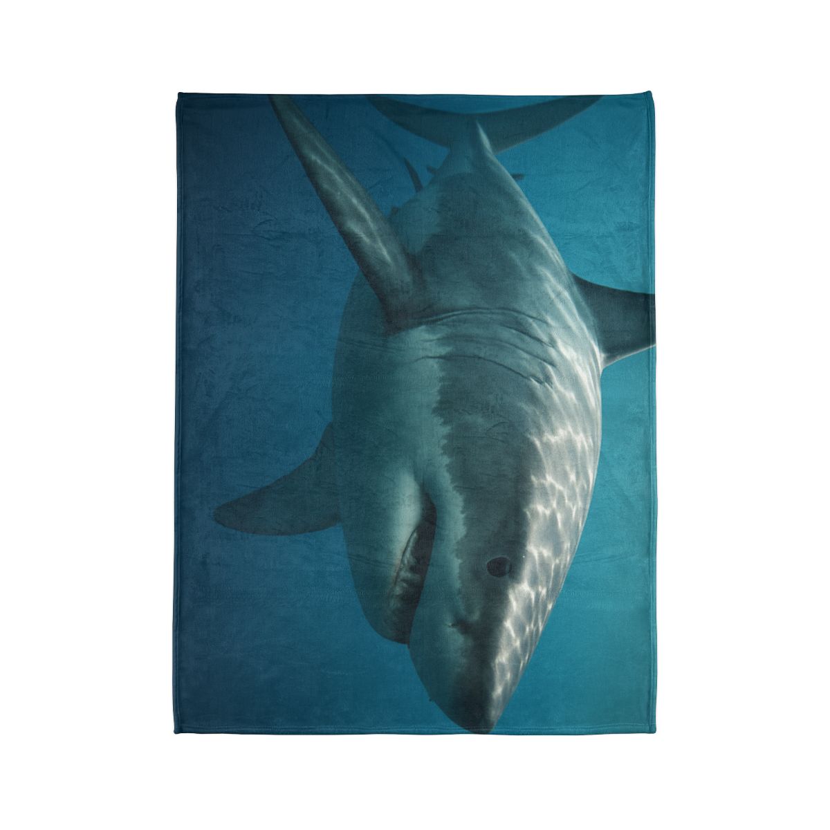 Silent Hunter Great White Shark decorative home blankets