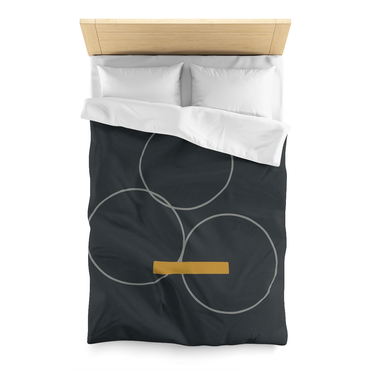 Three Rings With Shared Tangent Bar personalized bedding duvets