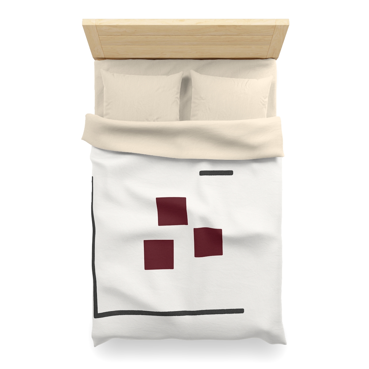 Corner Frame And Quiet Cluster soft comforter duvets