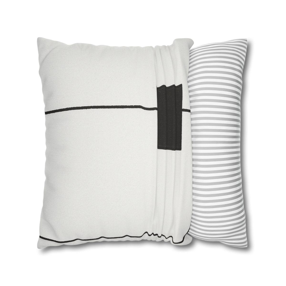 Offset Frame And Inner Square Pause trendy patterned pillow cases