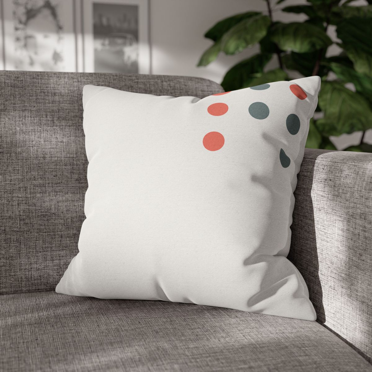 Sparse Corner Dot Grid custom pillow cases