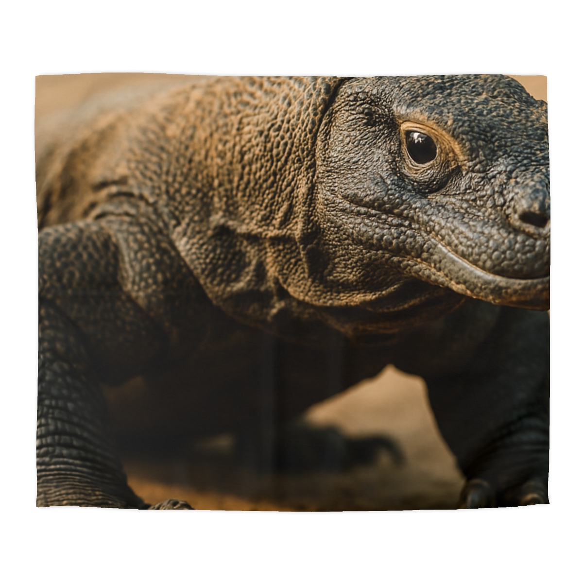 Ancient Sentinel Komodo Dragon unique patterned duvets