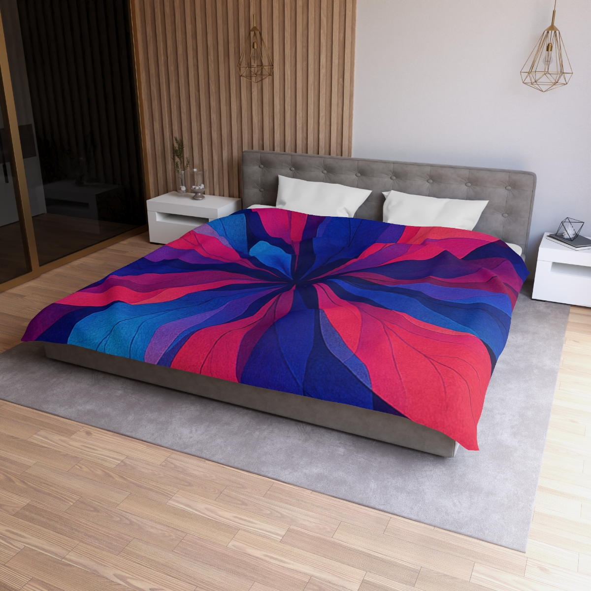 Petal Prism Overprint unique patterned duvets