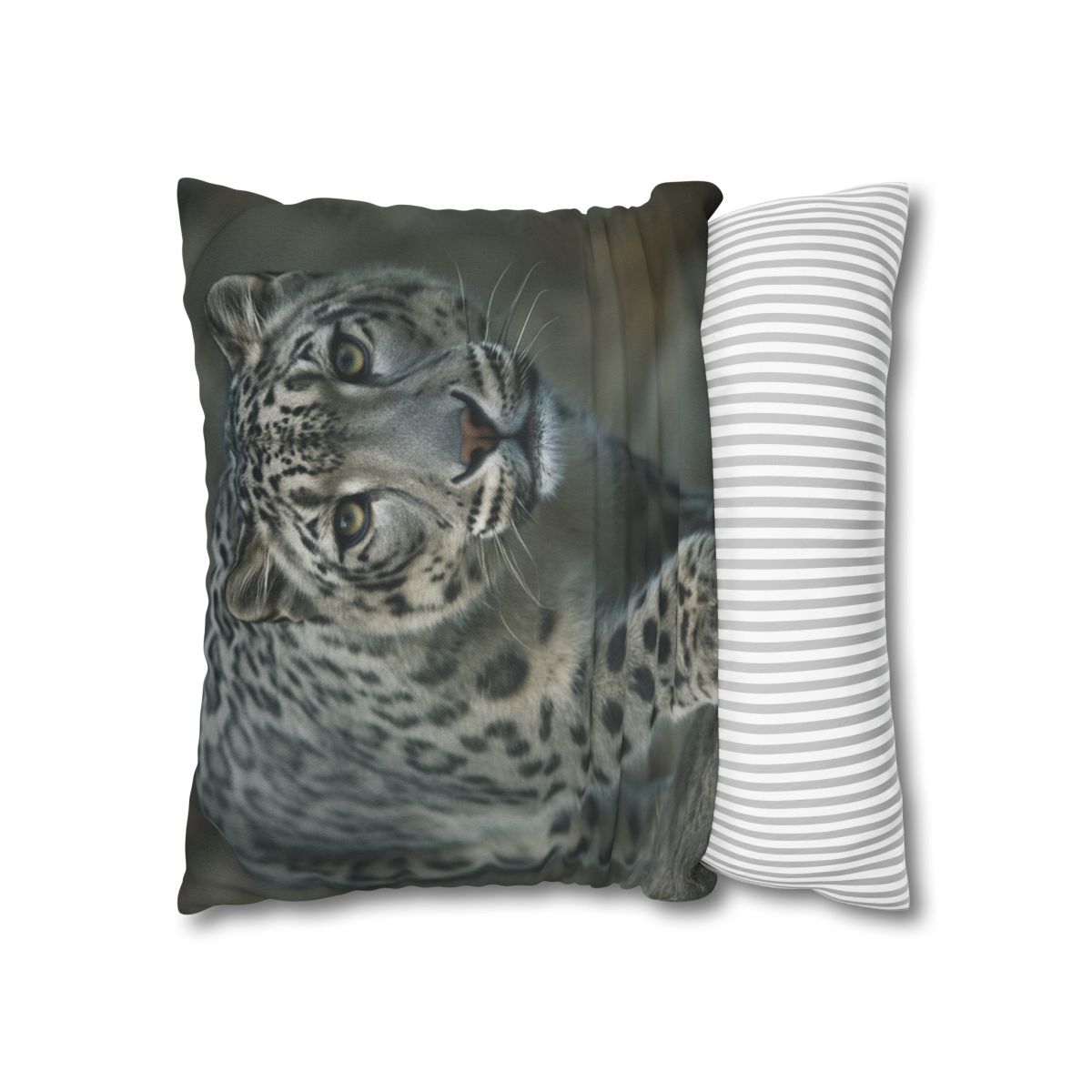 Starlit Sprint Snow Leopard comfortable bedding pillow covers