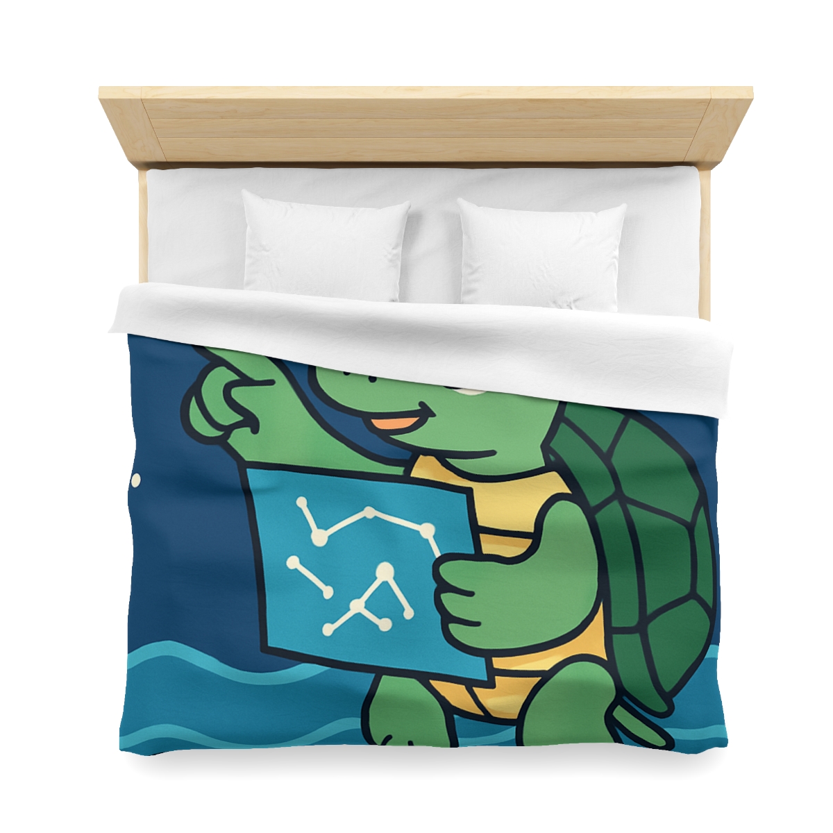 Stargazer Sea Turtle warm winter duvets